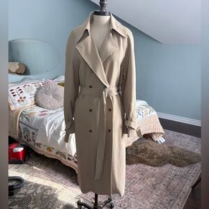 OAK + FORT Beige Trench Coat